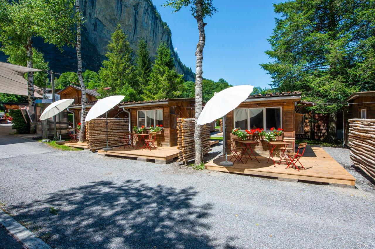 Hotel Camping Jungfrau Lauterbrunnen Exterior foto